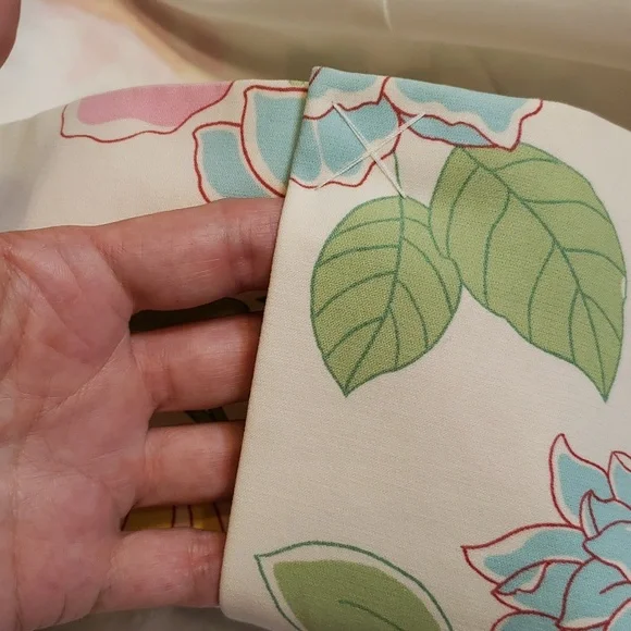 Willi Smith Floral Trench Coat, 100% Cotton, Women's Medium, Long Coat - Picture 7 of 7